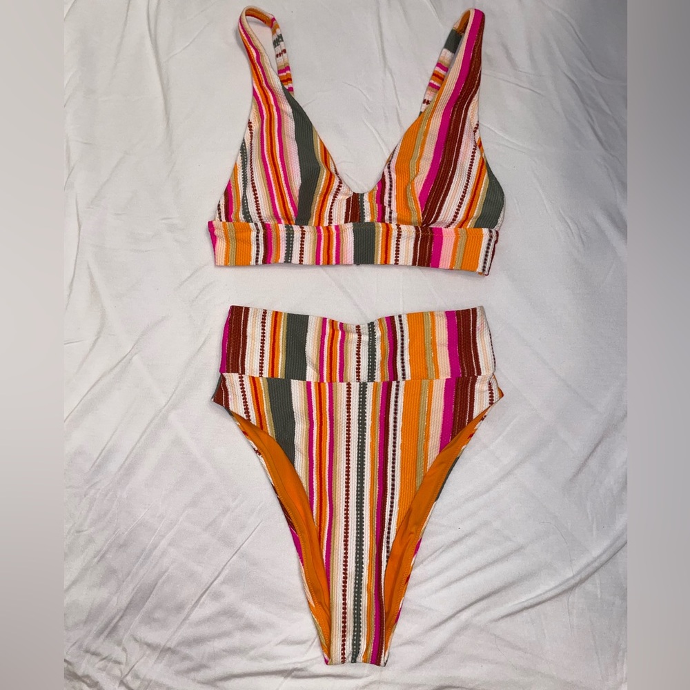 Aerie high cut cheeky bikini bottoms size XS